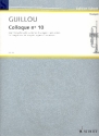 Colloque no.10 for trumpet, piccolo, 3 trumpets, cornet, bugle, organ and percussion score and parts