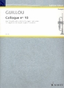 Colloque no.10 for trumpet, piccolo, 3 trumpets, cornet, bugle, organ and percussion score and parts