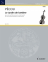 Le jardin de lumire fr Violine (Flte) und Klavier (Cristal Baschet) Partitur und Stimmen