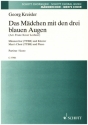 Das Mdchen mit den drei blauen Augen fr Mnnerchor und Klavier Partitur