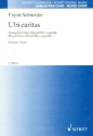 Ubi caritas fr gem Chor a cappella Partitur