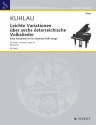 Leichte Variationen ber 6 sterreichische Volkslieder op.42 fr Klavier