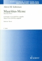 Mauritius-Messe fr gem Chor a cappella Partitur