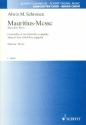 Mauritius-Messe fr gem Chor a cappella Partitur