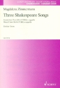 3 Shakespeare Songs fr gem Chor a cappella Partitur (en)