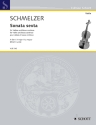 Sonata sexta A-Dur fr Violine und Bc Partitur und Stimmen (Bc ausgesetzt)