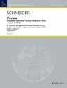 ED22871 Pavane fr Altsaxophon Englischhorn) und 4 Saxophone (SATBar) Partitur und Stimmen