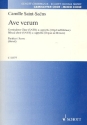 Ave verum fr gemischten Chor (SATB) und Orgel (ad libitum) Chorpartitur - Orgelbegleitung unterlegt