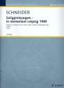 Seligpreisungen - in memoriam Leipzig 1989 fr gemischten Chor, Streichtrio, Fagott und Orgel Partitur