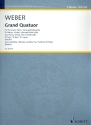 Grand Quatuor B-Dur WeV P.5 fr Violine, Viola, Violoncello und Klavier Partitur und Stimmen