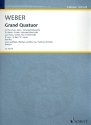 Grand Quatuor B-Dur WeV P.5 fr Violine, Viola, Violoncello und Klavier Partitur und Stimmen