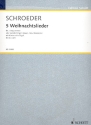 5 Weihnachtslieder fr Gesang (Frauenchor, Kinderchor) und Klavier