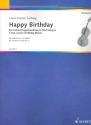 Happy Birthday fr Violoncello und Klavier