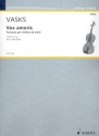 Vox amoris fr Violine und Streicher fr Violine und Klavier