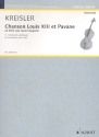 Chanson Louis XIII et Pavane fr Violoncello und Klavier