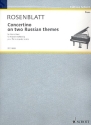Concertino on two Russian themes fr Klavier 4-hndig