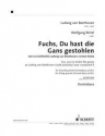 Beethoven, Ludwig van / Birtel, Wolfgang: Fuchs, Du hast die Gans gest fr Streichquartett (Kontrabass ad libitum) Einzelstimme - Kontrabass ad lib.
