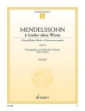 6 Lieder ohne Worte op. 62 fr Klavier