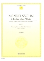 6 Lieder ohne Worte op. 85 fr Klavier