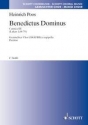 Benedictus Dominus fr gemischten Chor (SSATBB) Partitur