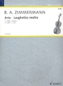 Aria  Larghetto molto fr Violine und Klavier
