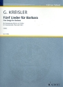 Fnf Lieder fr Barbara fr Mezzo-Sopran, Klavier und Violine