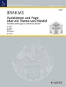 Variationen und Fuge ber ein Thema von Hndel op.24 fr Orgel
