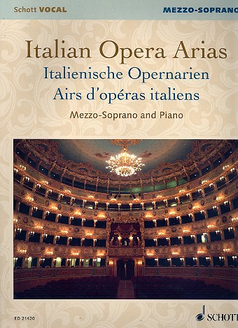Italian Opera Arias for mezzo-soprano and piano