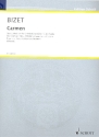 Carmen fr 2 Melodie-Instrumente (Flte, Violine, Viola, Oboe, Klarinette in  Partitur und Stimmen
