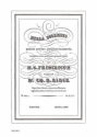 Rinck, Johann Christian Heinrich: Missa Solemnis fr Mnnerchor (TTBB) und Orgel Chorpartitur