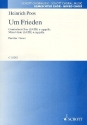 Um Frieden fr gemischten Chor (SATB) a cappella Partitur