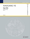 Ye, Xiaogang  San Die op. 7a for flute and zheng Partitur und Stimme
