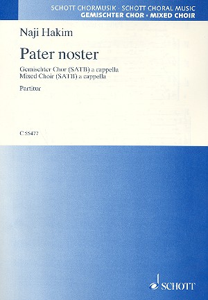 Pater noster fr gem Chor a cappella Partitur