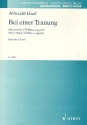 Bei einer Trauung fr Mnnerchor (TTBB) a cappella Chorpartitur