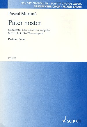 Pater noster fr gemischten Chor (SATB div.) a cappella Chorpartitur
