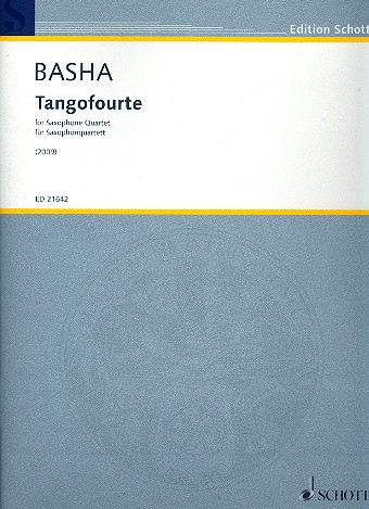 Tangofourte fr 4 Saxophone (SATBar) Partitur und Stimmen