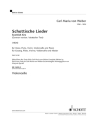 Weber, Carl Maria von: Schottische Lieder WeV U.16 fr Gesang, Flte, Violine, Violoncello und Klavier Einzelstimme - Violoncello