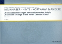 Neunhaber, Andreas: 20 Choralbearbeitungen der Norddeutschen Schule Ba fr Orgel