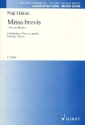 Missa brevis fr gemischten Chor (SATB) Chorpartitur