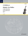 Sonate La follia d-Moll op.5,12 fr Violine und Bc Partitur und Stimmen (Bc ausgesetzt)