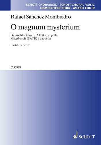 O magnum mysterium fr gemischten Chor (SATB) a cappella Chorpartitur