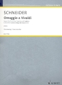 Omaggio a Vivaldi fr Blockflte, Streicher und Cembalo fr Blockflte (SoATB - 1 Spieler) und Klavier