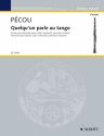 Pcou, Thierry: Quelqu'un parle au tango fr Bass-Klarinette, Violine, Violoncello, Klavier und Schlagzeug ad l Partitur und Stimmen
