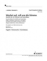 Zelter, Carl Friedrich: Wachet auf, ruft uns die Stimme fr gemischten Chor (SATB) und Generalbass (Orgel, Kontrabass, Violonc Einzelstimme - Kontrabass, Violoncello, Fagott