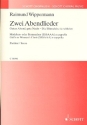 2 Abendlieder fr Mdchenchor (Frauenchor) a cappella Partitur