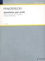 Bltter eines nicht geschriebenen Tagebuches fr 2 Violinen, Viola, Violoncello und Kontrabass Partitur und Stimmen