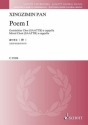 Poem no.1 fr gem Chor a cappella Partitur (chin)
