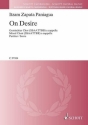 Zapata Paniagua, Itzam L.: On Desire fr gemischten Chor (SSAATTBB) a cappella Partitur