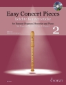 Easy Concert Pieces Band 2 - Leichte Konzertstcke (+CD) fr Sopranblockflte und Klavier