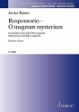 Responsorio - O magnum mysterium fr gem Chor a cappella Partitur